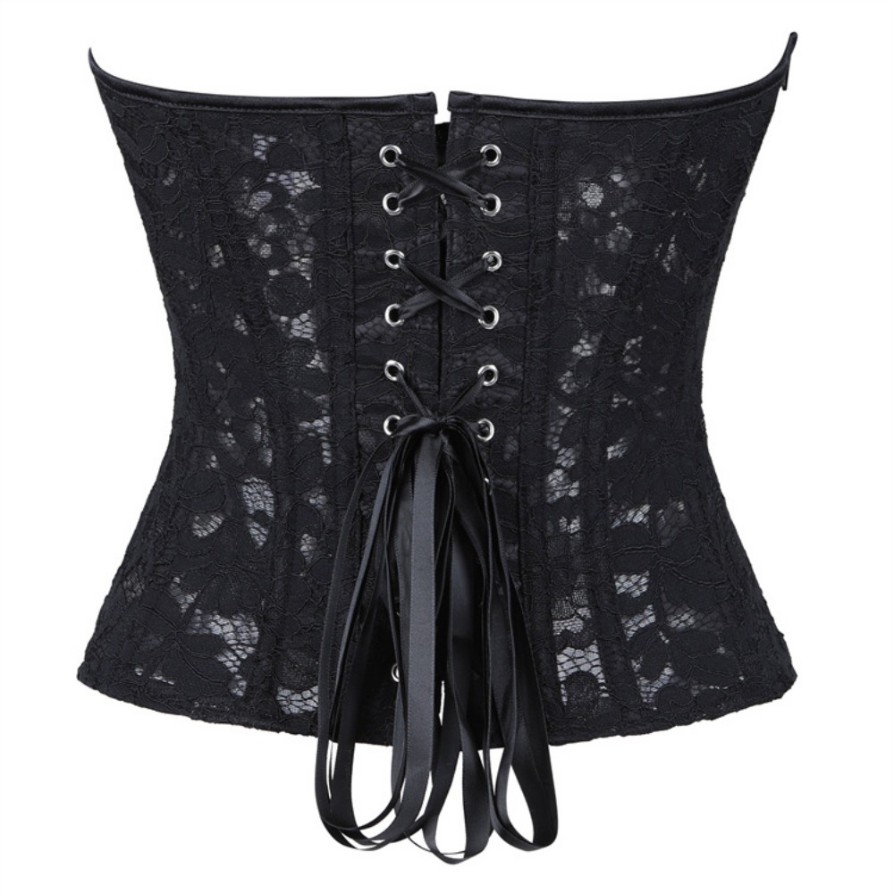 Corset sexy en maille avec cou - Boning Corset Steel avis et prix