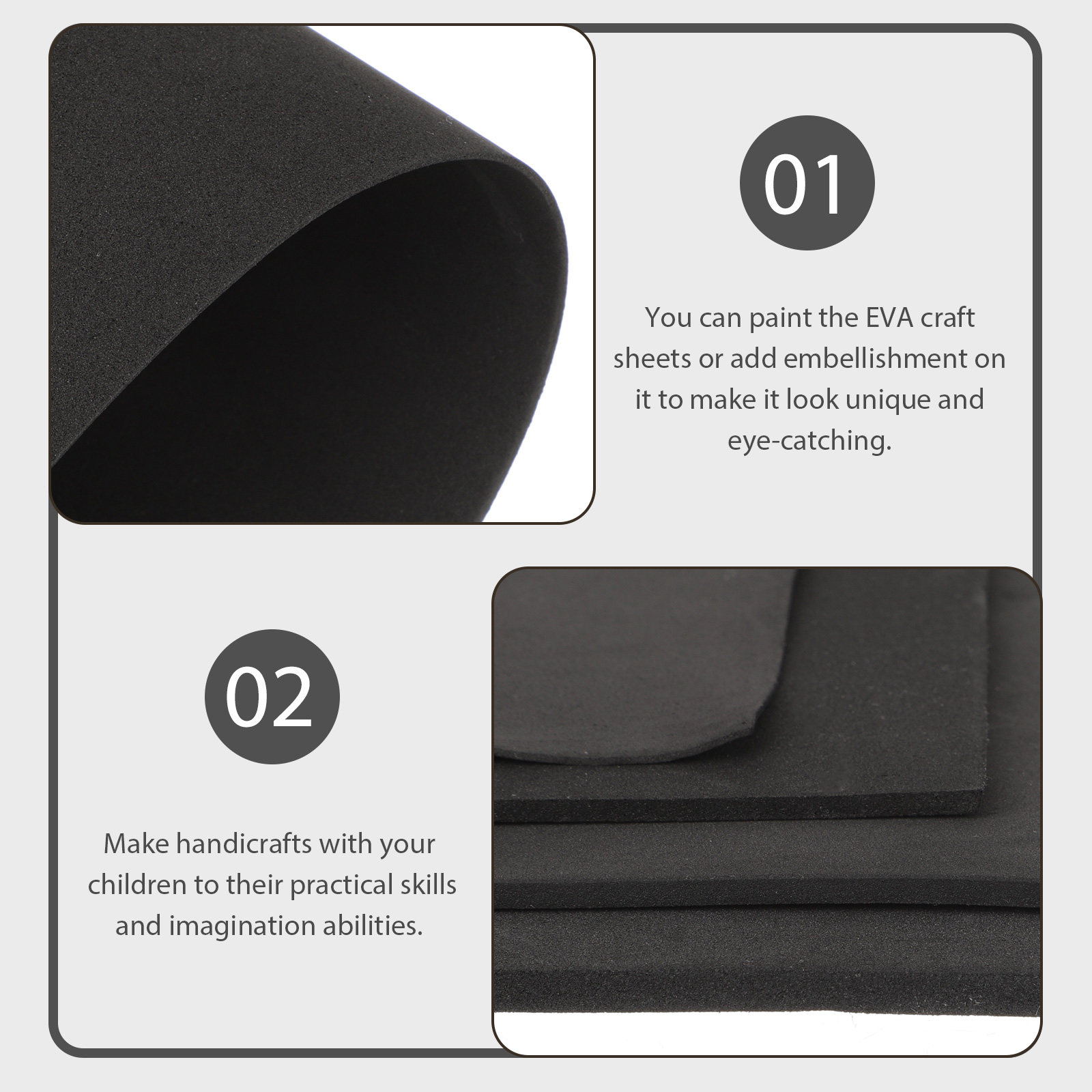 4 pièces de plaques de mousse  - Cosplay Prop Foam Board avis et prix